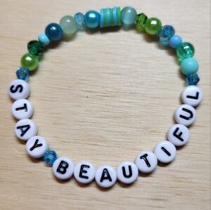 Stay Beautiful- Taylor Swift Friendship Bracelets, Size 7"